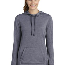Women's PosiCharge ® Tri Blend Wicking Fleece Hooded Pullover Thumbnail