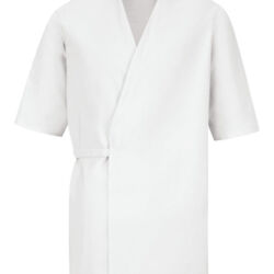 Men's Collarless Poplin Butcher Wrap Thumbnail